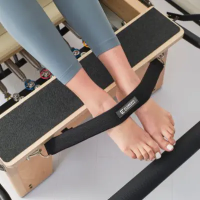 Black Neoprene Safety Foot Strap for Reformer