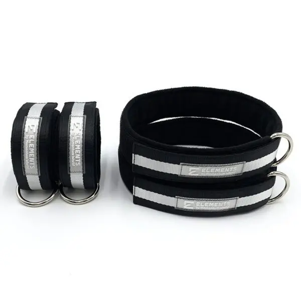 Pilates cuffs, black and white, brand ELEMENTS
