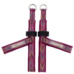 ELEMENTS Pilates Foot Y loop straps purple