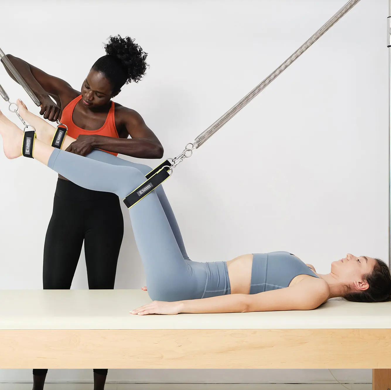 Pilates Cadillac cuffs