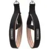 ELEMENTS Pilates Loop Roll Straps black ribbon with beige cotton mix lining