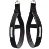 ELEMENTS Pilates Loop Roll Straps black ribbon with grey colour cotton lining with D ring connection