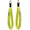A pair of ELEMENTS Shoulder Loops made with fleece, 360 lining neon green colour