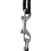 Double Clip in use Metal Double Clip connecting rope and Dring