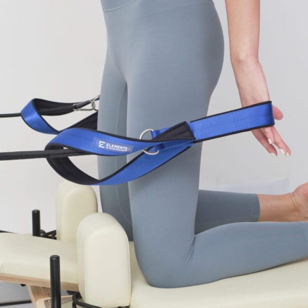 ELEMENTS™ Limited Edition Double Loops in use on a Reformer, blue colour