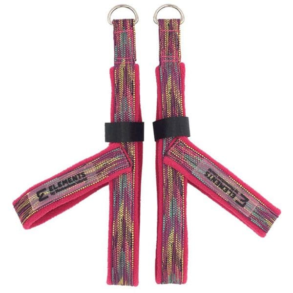 ELEMENTS Pilates Foot Y loop straps pink