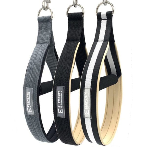 ELEMENTS Pilates Loop Roll Straps with neoprene lining with D ring connection