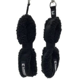 Fuzzies for hands black faux fur