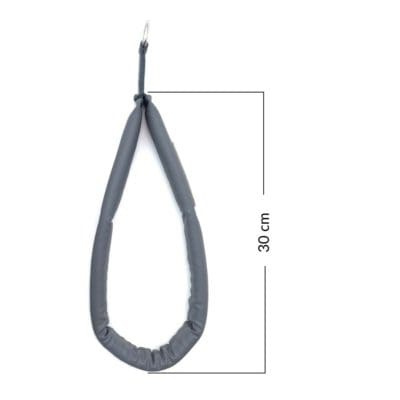 Shoulder Loop in Grey Silicone Leather